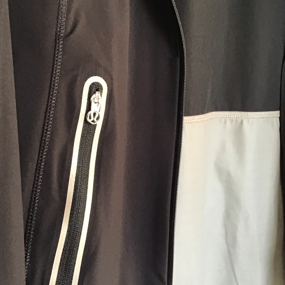 lululemon athletica Black Raincoat with Gray Accents - Picture 2 of 10